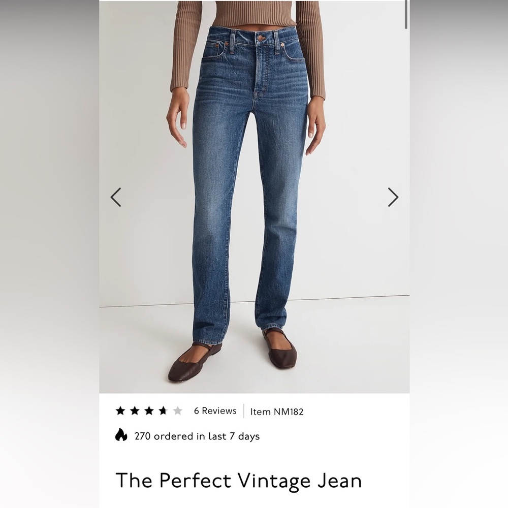 Madewell The Perfect Vintage Jeans